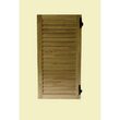 Oblon din lemn esenta pin, deschidere dreapta, feronerie standard, lamele fixe, fara toc, un canat, 600 mm x 1100 mm
