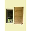 Oblon din lemn esenta pin, deschidere dreapta, feronerie standard, lamele fixe, fara toc, un canat, 600 mm x 1100 mm
