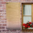Oblon din lemn esenta pin, deschidere stanga, feronerie standard, lamele fixe, fara toc, un canat, 700 mm x 800 mm