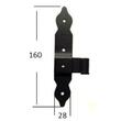 Oblon din lemn esenta pin, deschidere stanga, feronerie standard, lamele fixe, fara toc, un canat, 500 mm x 500 mm