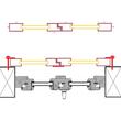 Oblon din lemn esenta pin, deschidere dreapta, feronerie standard, lamele fixe, fara toc, doua canate, 800 mm x 800 mm