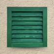 Oblon din lemn esenta pin, deschidere stanga, feronerie standard, lamele fixe, fara toc, un canat, 500 mm x 500 mm
